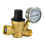 Recpro Brass Water Pressure Regulator Valve W/ Gauge Knob. Fixed Price $21.95.