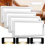 4 Pack Rv Lights INTERIOR,3 Color Led Super Bright FIXTURE,12V Ceiling .... Fixed Price $53.55.