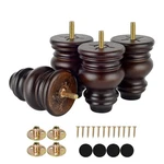 Michanco 4 Inch Wood Furniture Legs Set Of Espresso,. Fixed Price $33.11.