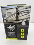 Rv Wheel Covers Size 32"-34.5" Auto Drive 2-BOXES 4PC White New Free Shipping. Fixed Price $90.00.