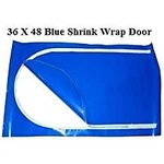 Boat Zipper Entry Access Door Blue. Fixed Price $17.50.