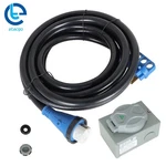 50A 25FT Rv Extension Cord + Power Inlet Box Combotwist Lock Nema 14-50P/SS2-50R. Fixed Price $104.34.