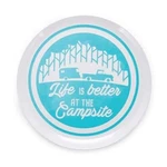 Camco 53227 Life Is Better The Campsite Large Dinner Plate. Fixed Price $19.95.