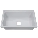 Lippert 809032 Single Kitchen Galley Sink - 25" X 17" 6.6" White Abs Plastic. Fixed Price $175.77.