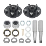 Idler Hub Round Spindle Kit Trailer With Bearing For Lug 4.5". Fixed Price $88.54.