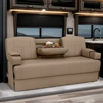 Qualitex Ethos Sl With Console Rv Sofa Bed, 74" Wide, Lt. Sand. Fixed Price $2109.00.