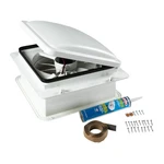 Furrion 10-BLADE 14" Rv Rooftop Vent Exhaust Fan Lid White FVF14D90R6A-PS-AM. Fixed Price $145.00.