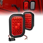 2PC Red 5" X 3" Rectangular 24 Led Tail Light Dot 80 Inch Trailer Tow Truck. Fixed Price $34.99.