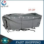 4 Layer Waterproof 18' 20' Travel Trailer Rv Cover Protection Non-woven Fabric. Fixed Price $95.80.