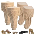 La Vane Inch / Wooden Furniture Legs, Set Of 4" 10CM, Type. Fixed Price $27.46.