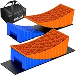 Camper Leveler Blocks 2 Pack Heavy Duty Rv Wheel Chocks Up To 35,000LBS Kit. Fixed Price $48.78.