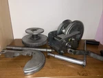 Fulton K1550 1500 Lb. Industrial Grade Cable Brake Winch + Ecoa Various Parts. Fixed Price $124.99.