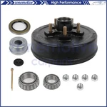 On 4.5" Boat Brake Drum Hub & 3/8"X1/16" L68149 L44649 Bearings For 3500 Lbs. Fixed Price $59.69.