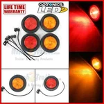 Red & Amber 2" Round 1 Led Side Marker Clearance Trailer Truck Light Fleet. Fixed Price $15.97.