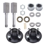 Labwork BT8 Spindle 2 Sets On 4' Trailer Hub Kit And 1' Square. Fixed Price $100.83.