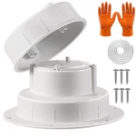 Caravista Aluminum Rv Plumbing Vent Cap Kit - Roof Sewer Cover White. Fixed Price $23.29.