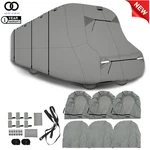 For 26'-29' Windproof Camper Cover With 2PCS Extra Straps 4 Layers Class Gray. Fixed Price $112.71.