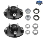 For 3500 Lbs #84 Spindles Lug On 5.5" Bolt Trailer Idler Hub W/ Bearing Kit. Fixed Price $56.68.