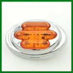 Maxxima Side Marker Clearance 7 Led Light Stainless Steel Chrome Amber M36180Y. Fixed Price $13.75.