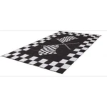Faulkner 48707 Rv Mat - Finish Line Black And White 6' X 9'. Fixed Price $59.38.