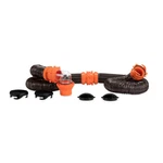 Camco Rhinoflex 20FT Rv Sewer Hose Kit - 23 Mils Polyolefin,black (39744). Fixed Price $52.25.