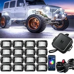 Mictuning C1,C2,Q1 Rgbw Led Rock Lights - 8/12/16 Pcs Underglow Underbody. Fixed Price $114.39.