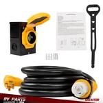 Inlet Box Nema 14-50P /SS2-50R And 15FT Amp Generator Extension Cord. Fixed Price $81.93.