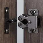 4 Pcs Cabinet Latch Double Roller Catch Hardware For Cupboard Closet Kitchen .... Fixed Price $12.78.