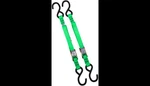 Ancra Classic Tie Downs Pair Green 40888-28. Fixed Price $33.95.