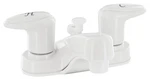 Valterra PF222241 Catalina Plastic White Low-arc Lavatory Faucet With Levers. Fixed Price $14.97.