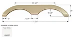 Icon 01637 Tandem Axle Fender Skirts Rv. Fixed Price $206.76.