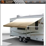 Weatherproof Vinyl Rv Awning Fabric Replacement 22FT 8' Yellow Outdoor Canopy. Fixed Price $103.85.