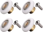 Atoplee 4 Pcs Shower Door Rollers Runners Wheels Diameter 19MM, White. Fixed Price $13.24.