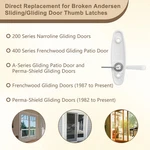 Sliding Door Lock Replacement For Anderson Glass Parts, Tri.... Fixed Price $27.01.