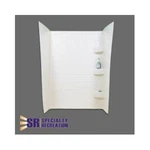 Specialty Recreation SW2432W White Shower Wall - 24" X 32" 66". Fixed Price $527.15.
