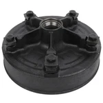 Hub Bearings With Trailer Brake Drum Galvanized For 3500 Lbs 12" X Lug. Fixed Price $68.84.