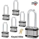 Master Magnum Padlock (6) Keyed Alike W/bumpstop Technology M5NKALJSTS-6. Fixed Price $121.36.
