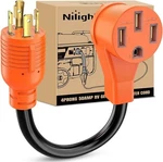 Nilight Rv Generator Adapter Cord 30 Amp 50 4 Prong Pure Copper. Fixed Price $22.99.