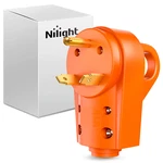 Nilight 30 Amp Rv Replacement Plug 125 Volt Heavy Duty Male. Fixed Price $12.99.