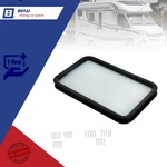 For 12" 21" Rv Entry Entrance Door Window Black Frame Frosted Tempered Glass. Fixed Price $43.94.