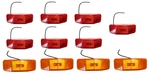 7 Red 4 Amber Led Bargman 99 Replacement Marker Lights Rv Truck Trailer 225. Fixed Price $42.83.
