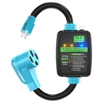 Surge Protector Adapter 50A 15A 110V 8000J Circlecord 5-15P 14-50R Volt. Fixed Price $59.99.