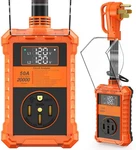 Rv Surge Protector 50 Amp, 20000J Circuit Analyzer, Waterproof Cover, Led. Fixed Price $99.36.