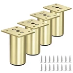 Bstkey 4PCS 3 Aluminum Alloy Furniture Cabinet Legs - Inch, Gold. Fixed Price $20.07.
