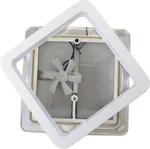 Hengs Rv Trailer White 12V Universal Fan Roof Vent 14"X14" With 1.25" Flange. Fixed Price $109.99.