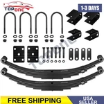 For 7000LB 7K Single Trailer Axle 6 Leaf Double Eye Spring U-bolt Hanger. Fixed Price $114.99.
