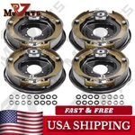 4 Sets 12"X2" Electric Trailer Brakes Self-adjusting Assembly 5200-7000 Lbs Axle. Fixed Price $171.69.