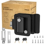 Rv Door Lock For Travel Trailers With Paddle Deadbolt, Camper Entry Latc.... Fixed Price $34.98.