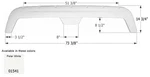 Icon 01541 Fleetwood Fender FS760PW. Fixed Price $251.51.