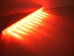 Maxxima 15" Red Clear Led Low Profile Stop Turn Tail Light Bar Trailer Truck Rv. Fixed Price $24.05.